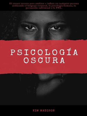 cover image of Psicología Oscura